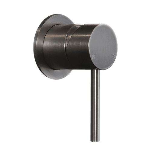 Mira Brushed Gunmetal Wall Mixer