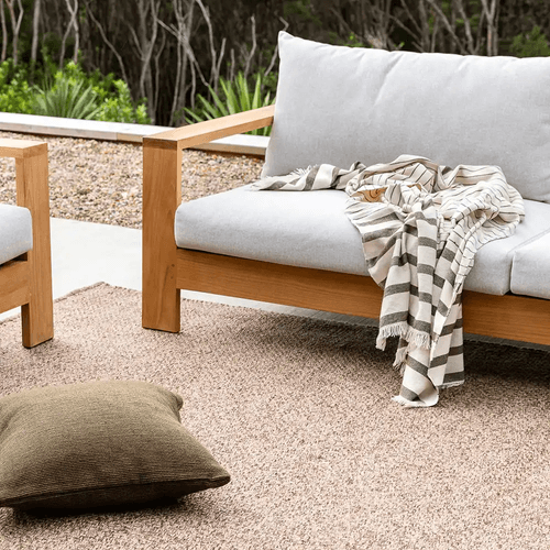 Baya Burleigh Floor Rug - Teak | Indoor or Outdoor