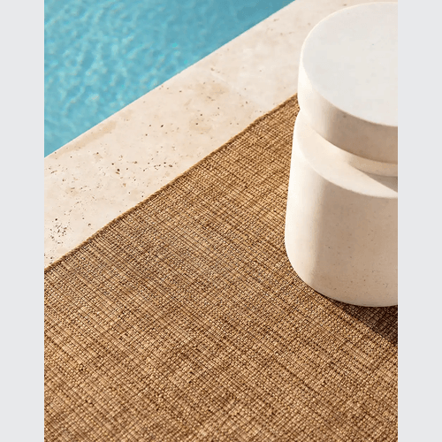 Baya Noumea Floor Rug - Teak | Indoor or Outdoor