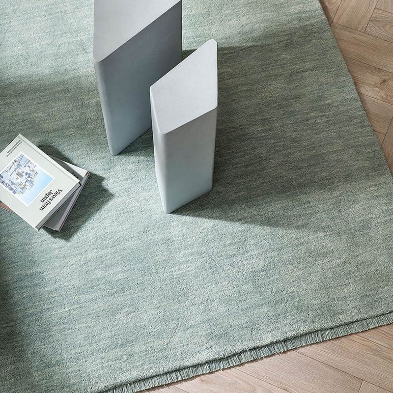 Baya Sandringham NZ Wool Floor Rug - Aquamarine