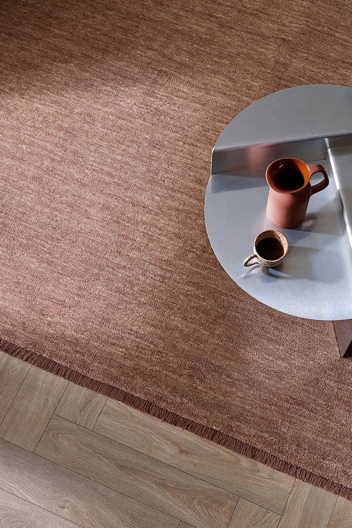 Baya Sandringham NZ Wool Floor Rug - Rosewood