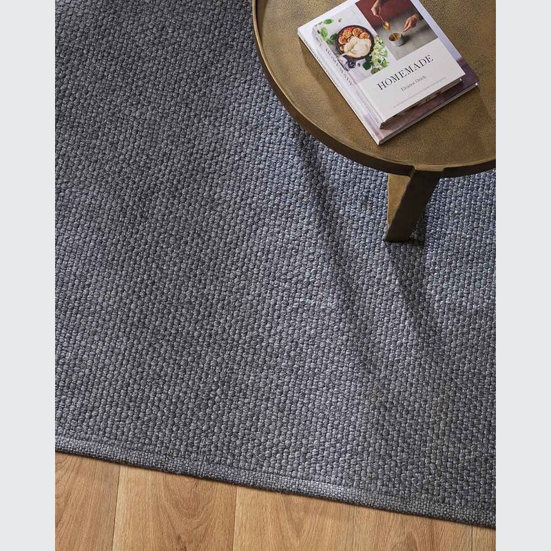 Baya Burleigh Floor Rug - Charcoal | Indoor or Outdoor