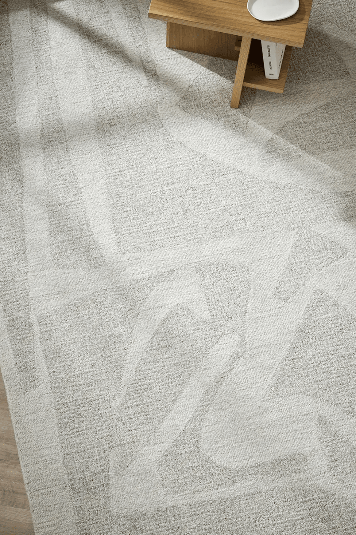 Baya Maya 100% Wool Rug - Oatmeal
