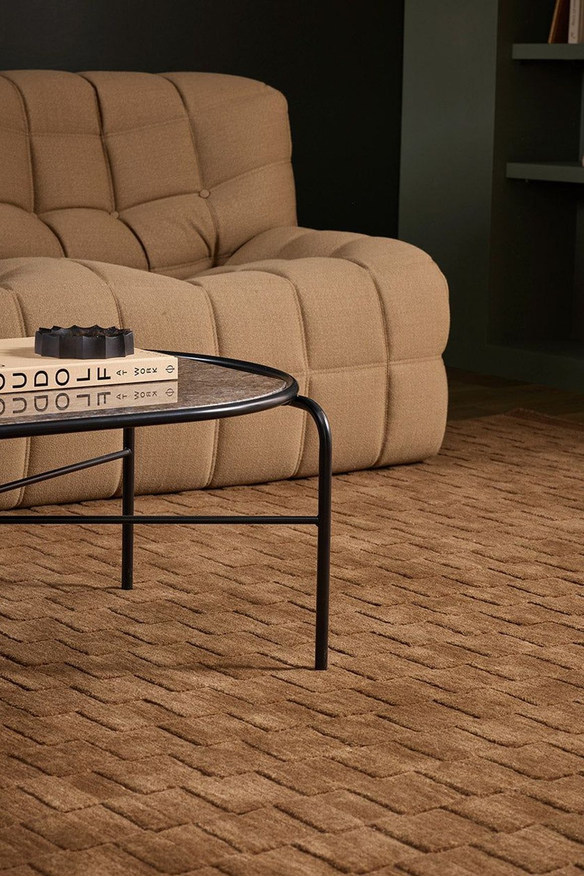 Baya Hugo NZ Wool Floor Rug - Toffee