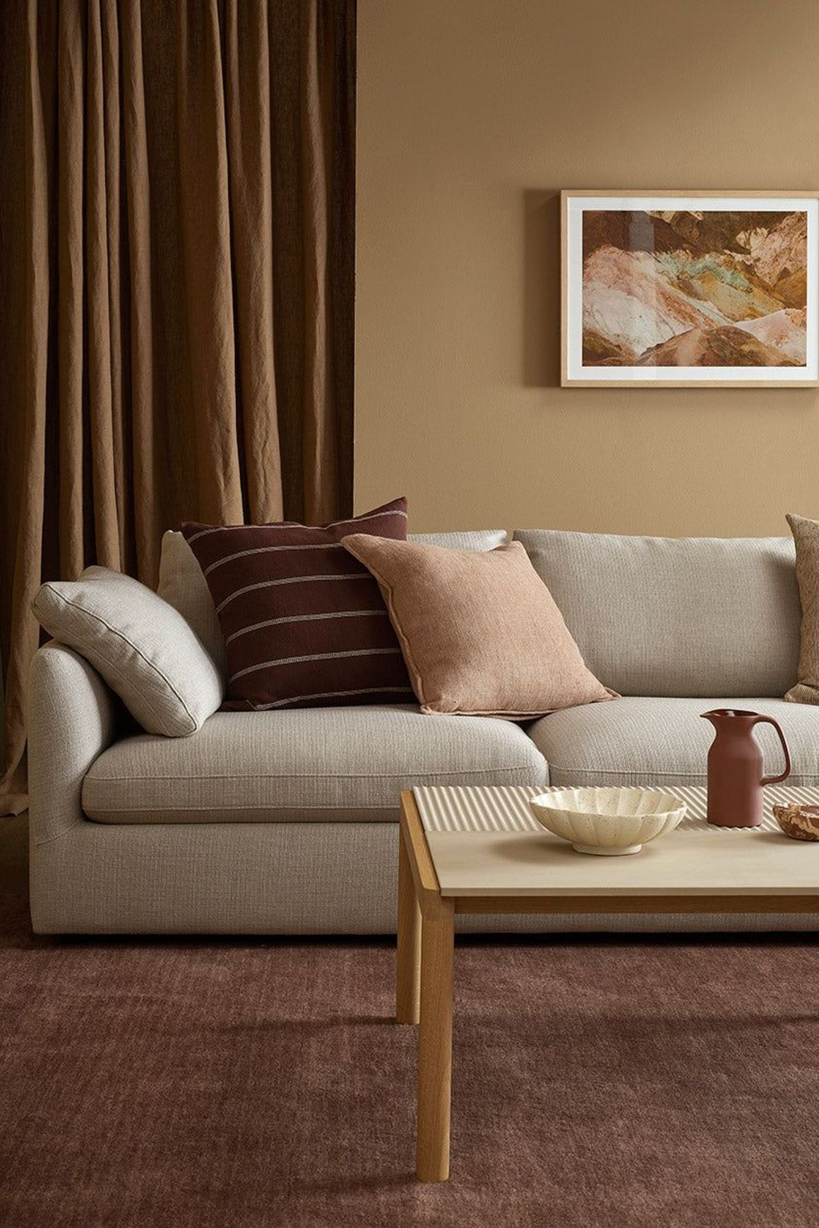 Baya Juno Cushion - Mulberry