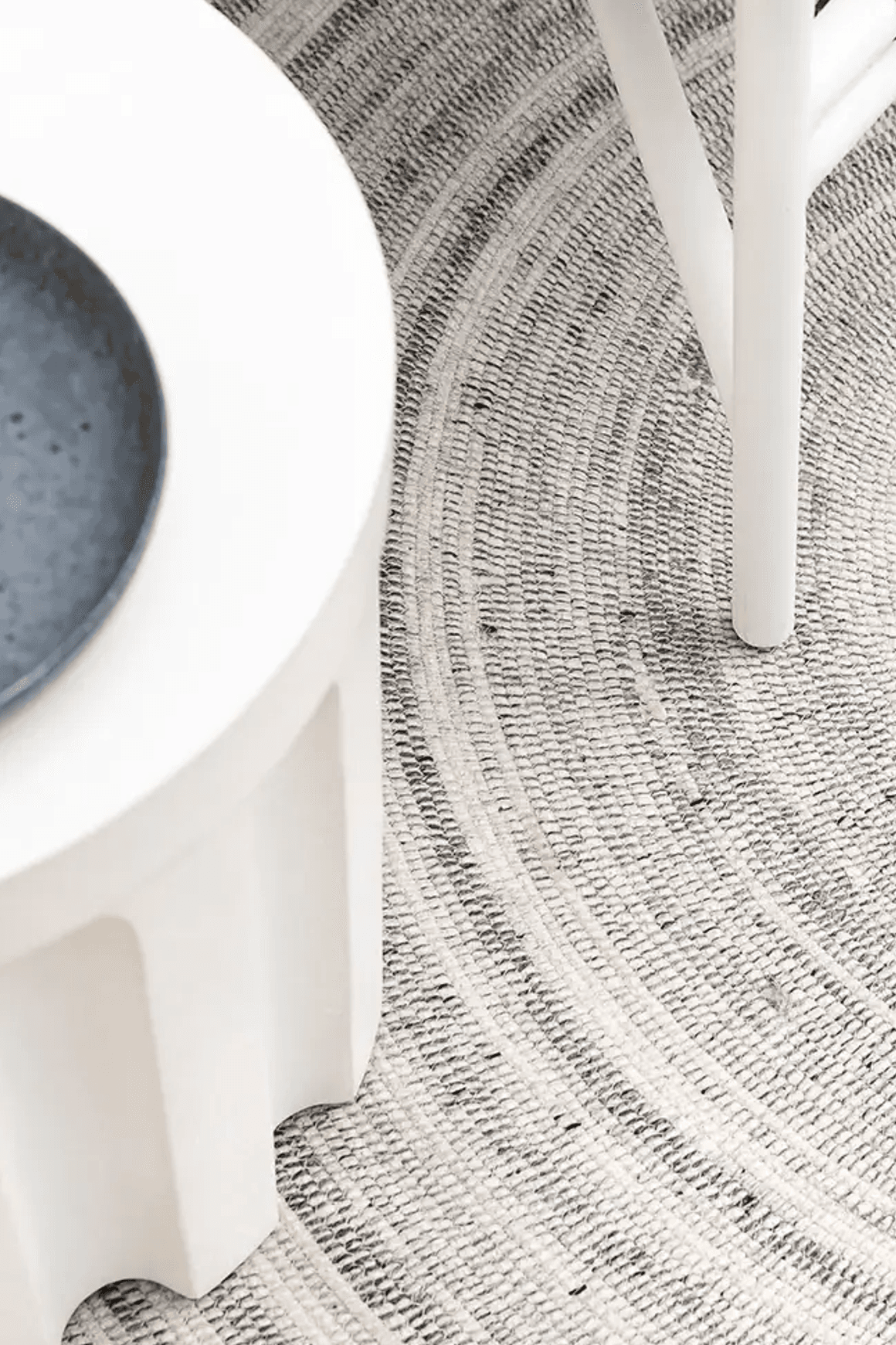 Baya Palm Cove Round Rug - Pumice | Indoor or Outdoor