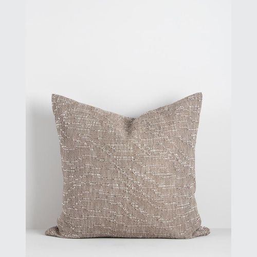 Baya Alder Cushion - Coffee