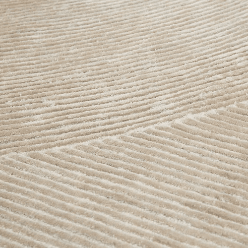 Soren Liv Bower Circle Rug - Pearl