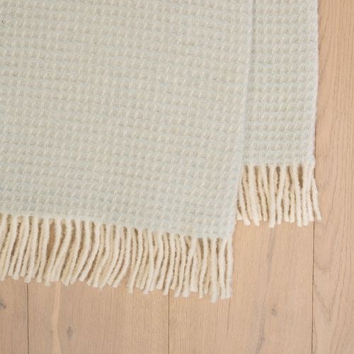 Weave Home Breckon Wool Throw - Mineral