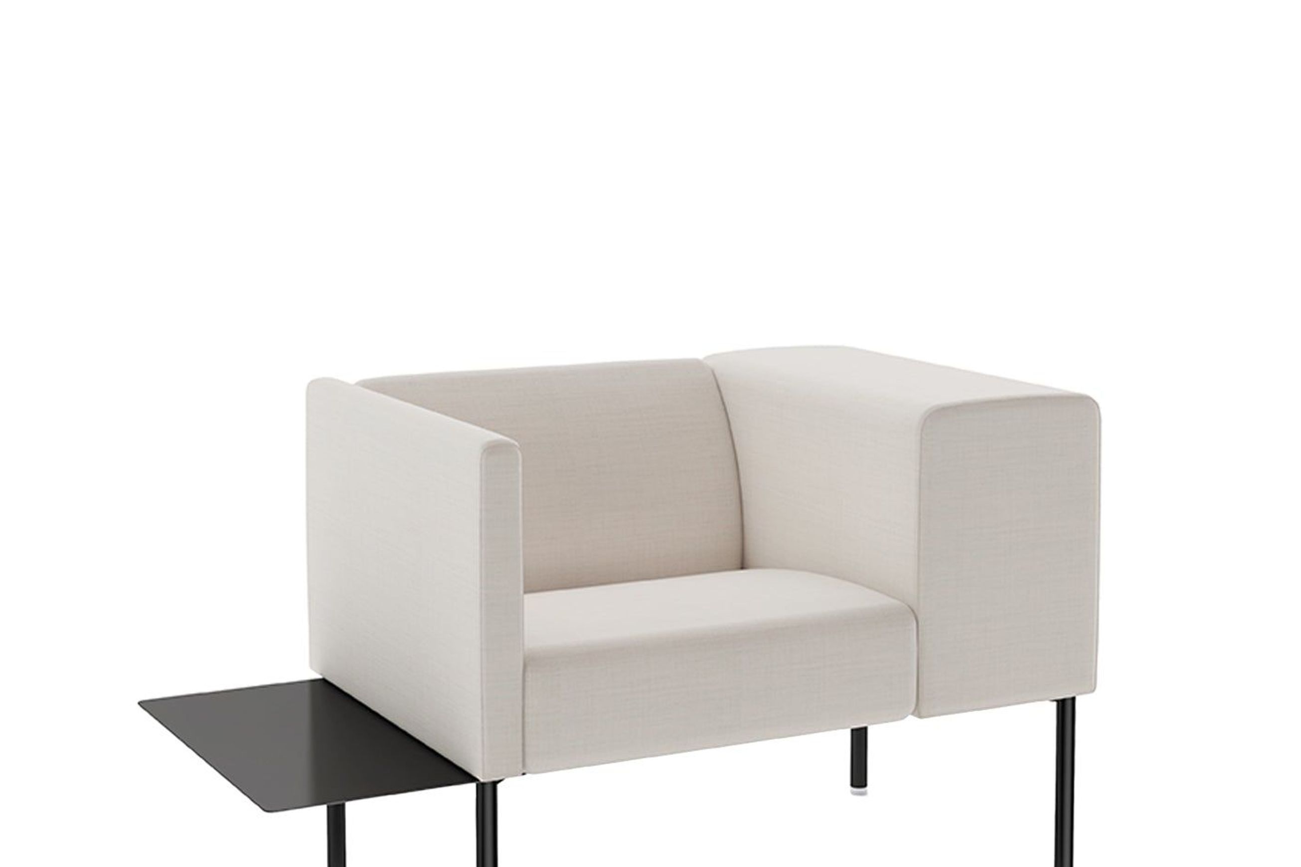 Brix Armchair - Wide Arm & Auxiliary Table