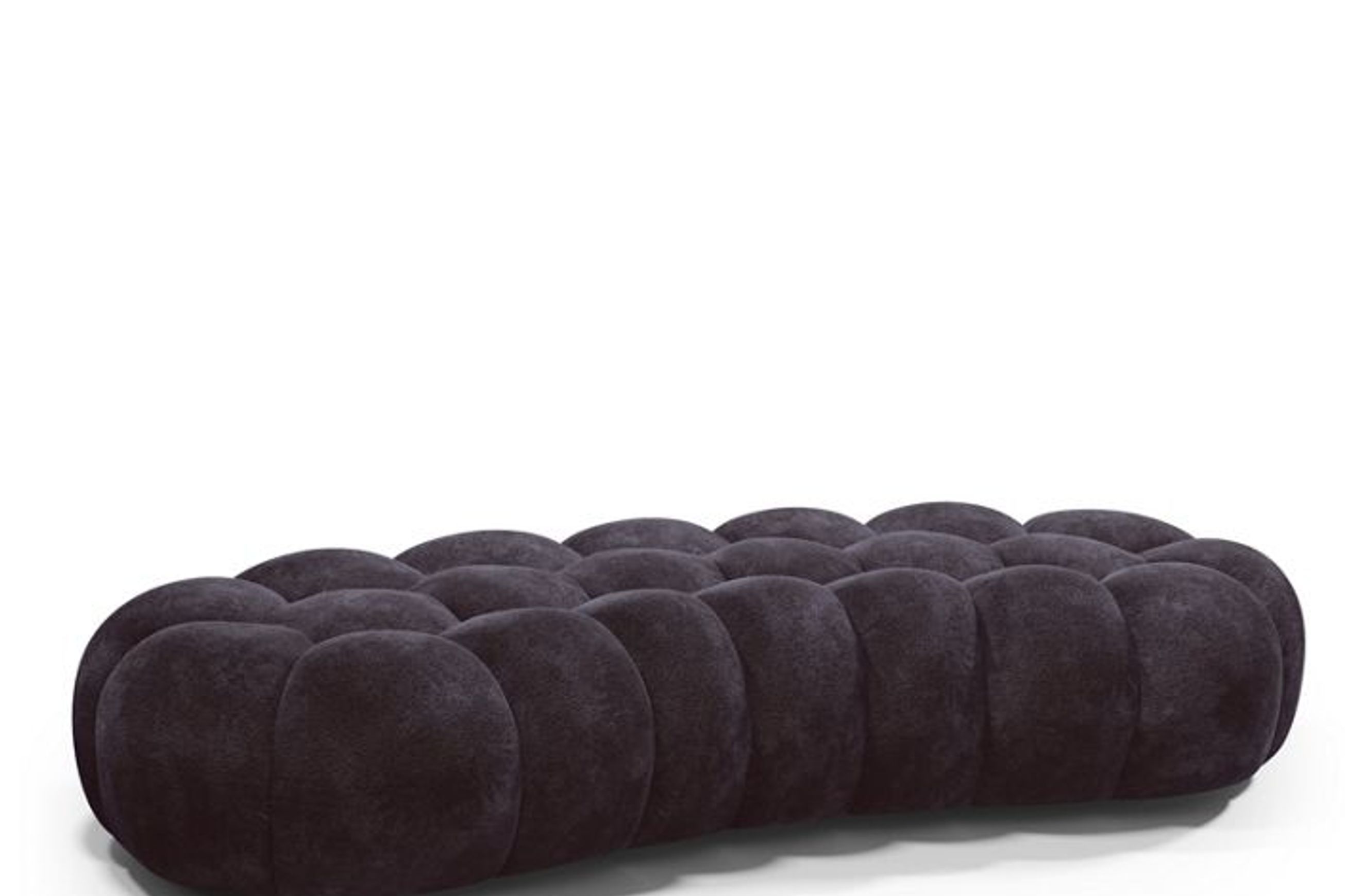 Bubble Curved Large Ottoman