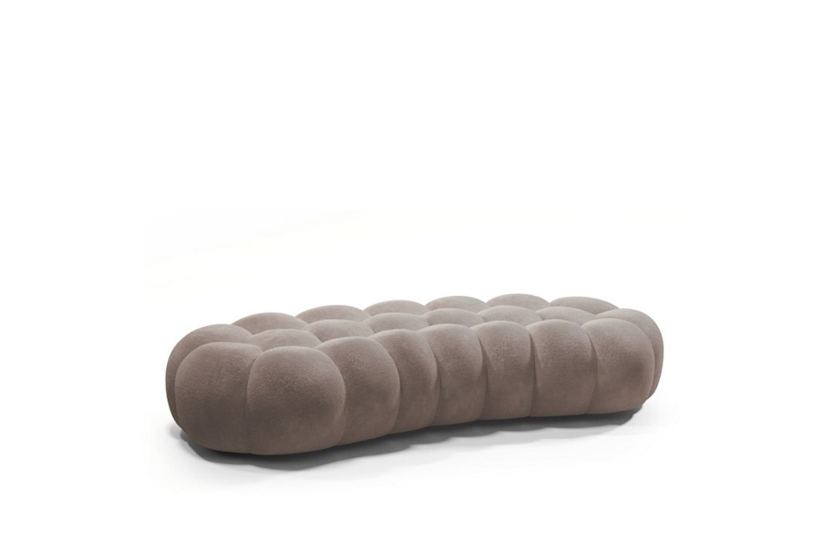 Bubble Curved Large Ottoman