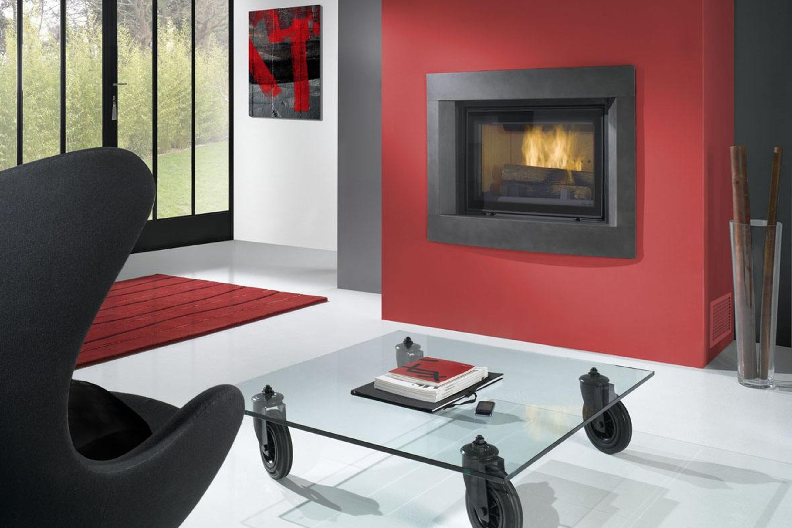 Cheminee Chazelles C800RVE Wood Fireplace