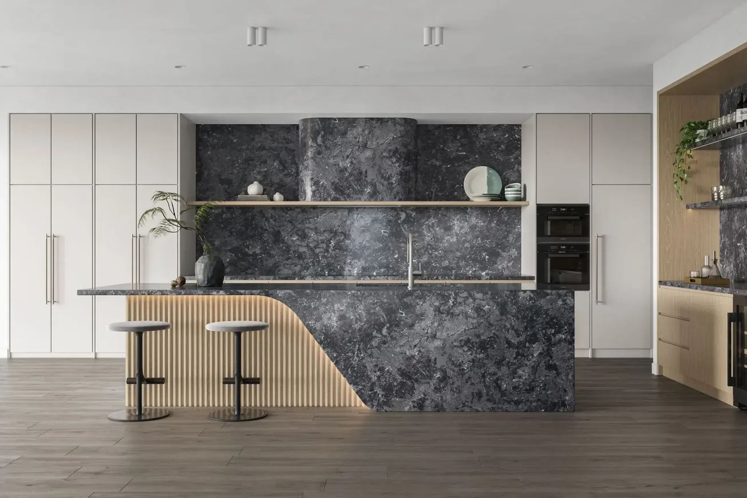 Calacatta Black Quartzite Benchtop