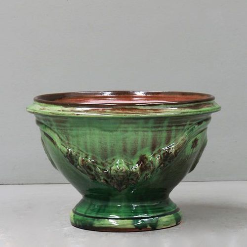 Le Chene Vert Green Coupe Anduze Pot