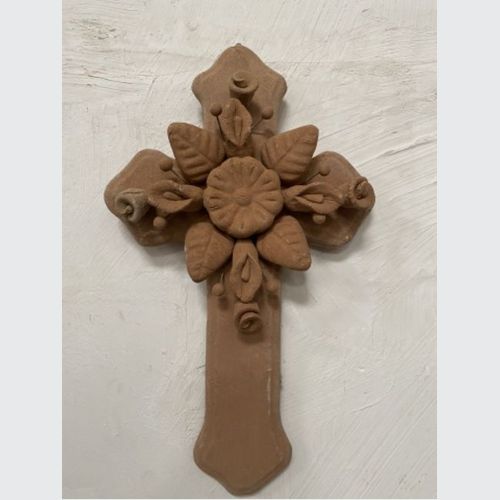 Flores Cross Natural Clay