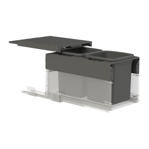 Concelo entro 2x13L for Blum MERIVOBOX 350mm Orion Grey