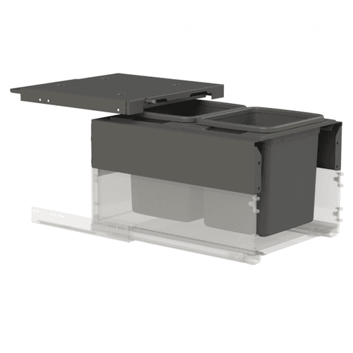 Concelo entro 2x15L for Blum LEGRABOX 450mm Orion Grey
