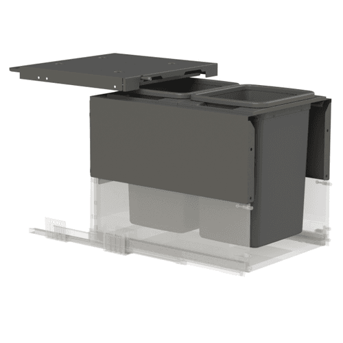 Concelo entro 2x20L for Blum MERIVOBOX 450mm Orion Grey