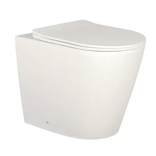 Fifth Avenue Vega Matte White Toilet Pan