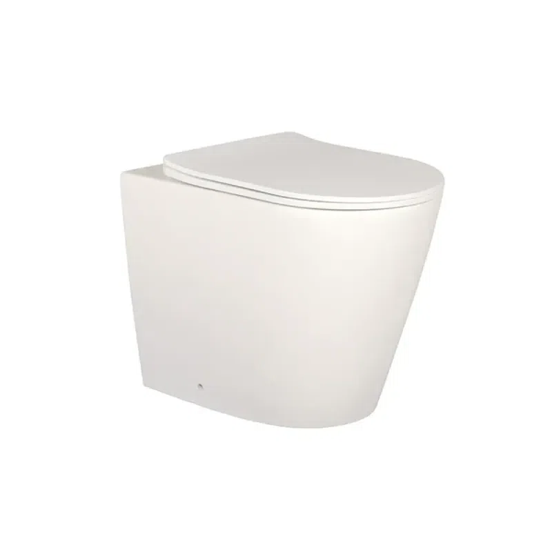 Fifth Avenue Vega Matte White Toilet Pan
