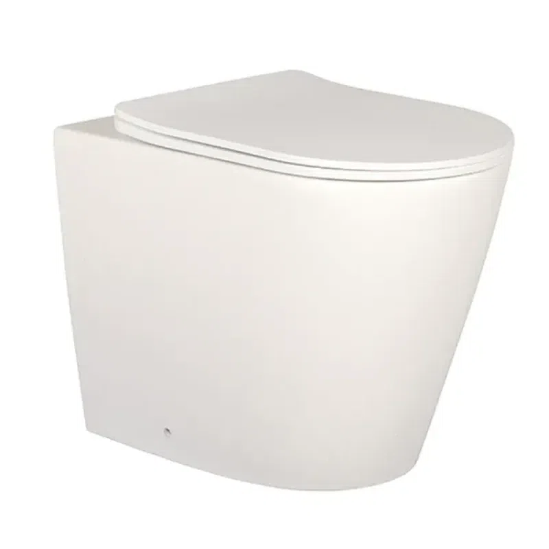 Fifth Avenue Vega Matte White Toilet Pan
