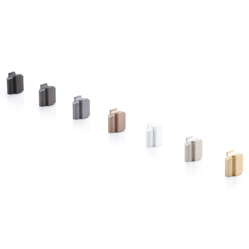 Arezzo Knurled Bar Handle - Double Fixing Post Only