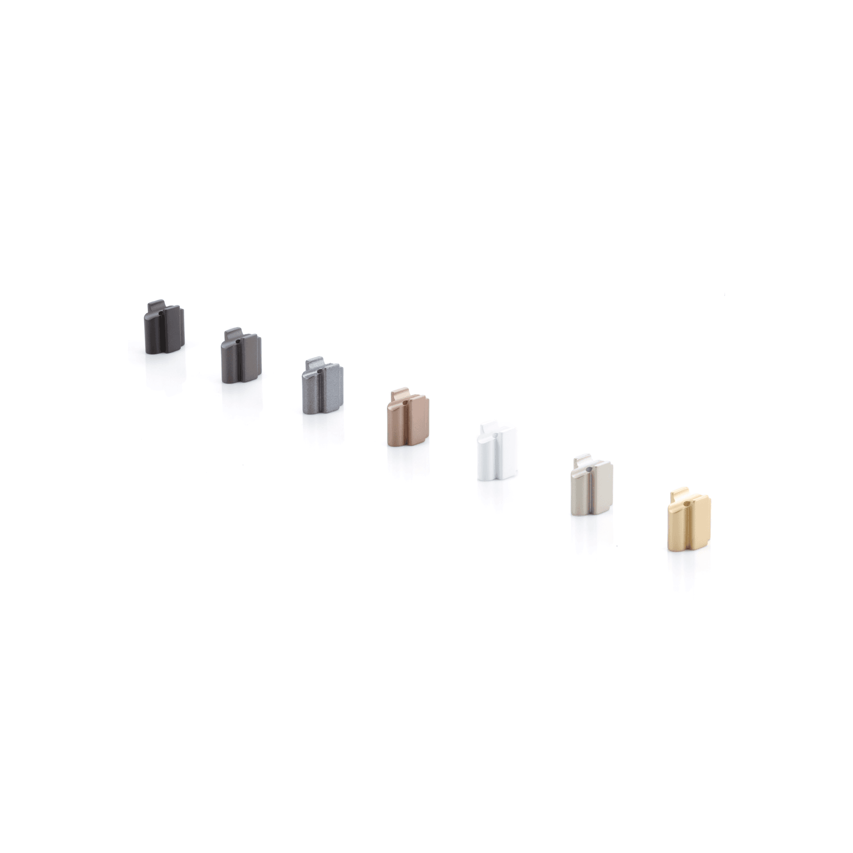 Arezzo Knurled Bar Handle - Double Fixing Post Only