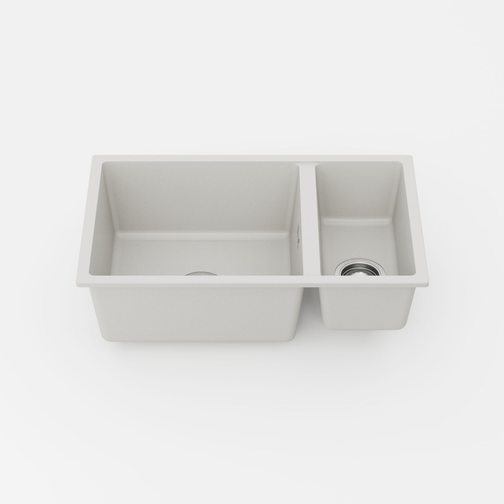 Aura 650 (450+200) Double Bowl Granite Sink