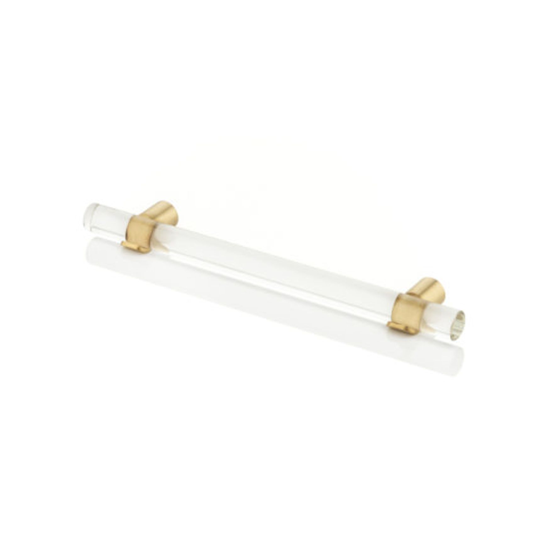 Joseph Giles - Snug Glass Cabinet Handle With Solid Brass Stems