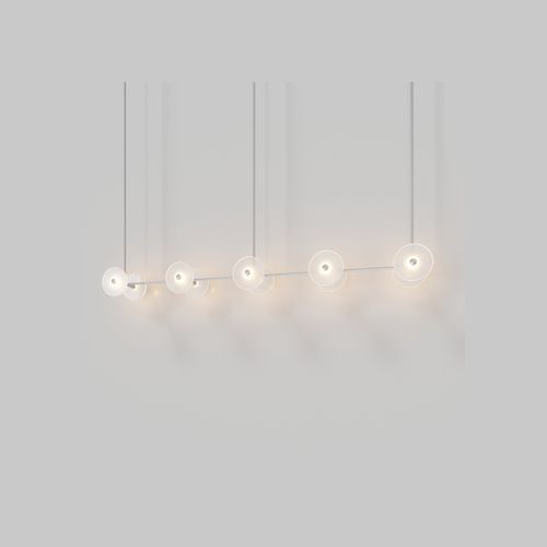 Coral Linear Rod Pendant (Ten Coral Pieces)