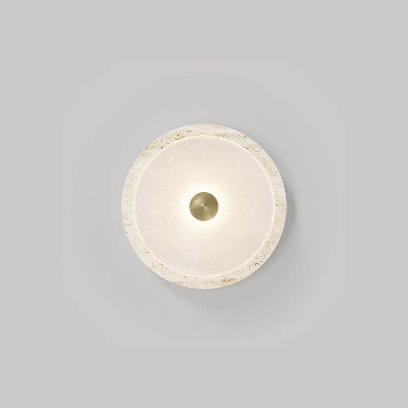 Coral Travertine Wall Light