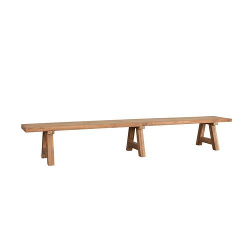 Stalwart Teak A Frame Dining Bench Seat 250 x 42cm