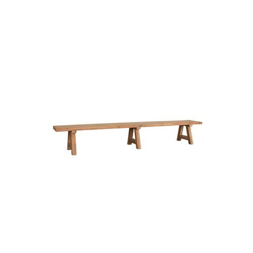 Stalwart Teak A Frame Dining Bench Seat 300cm