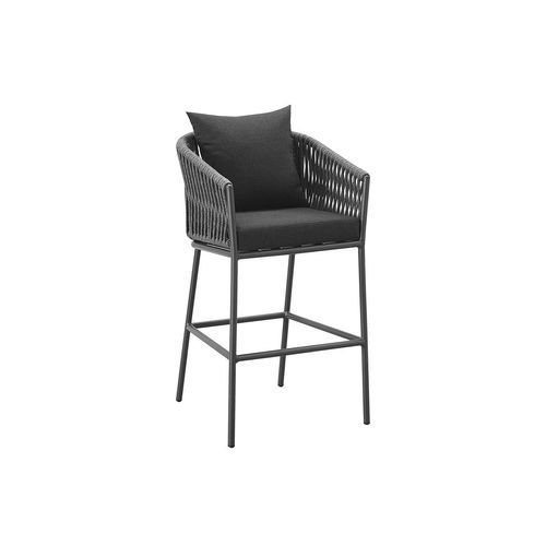 Kereru Aluminium and Rope Outdoor Bar Chair