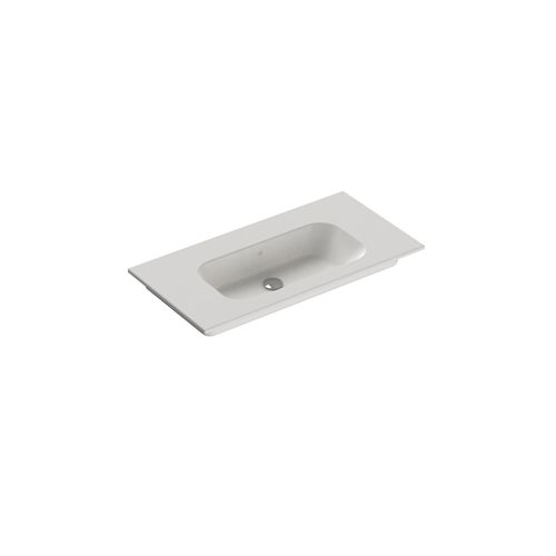 Casello 900 Centre Basin Vanity Top Matt White