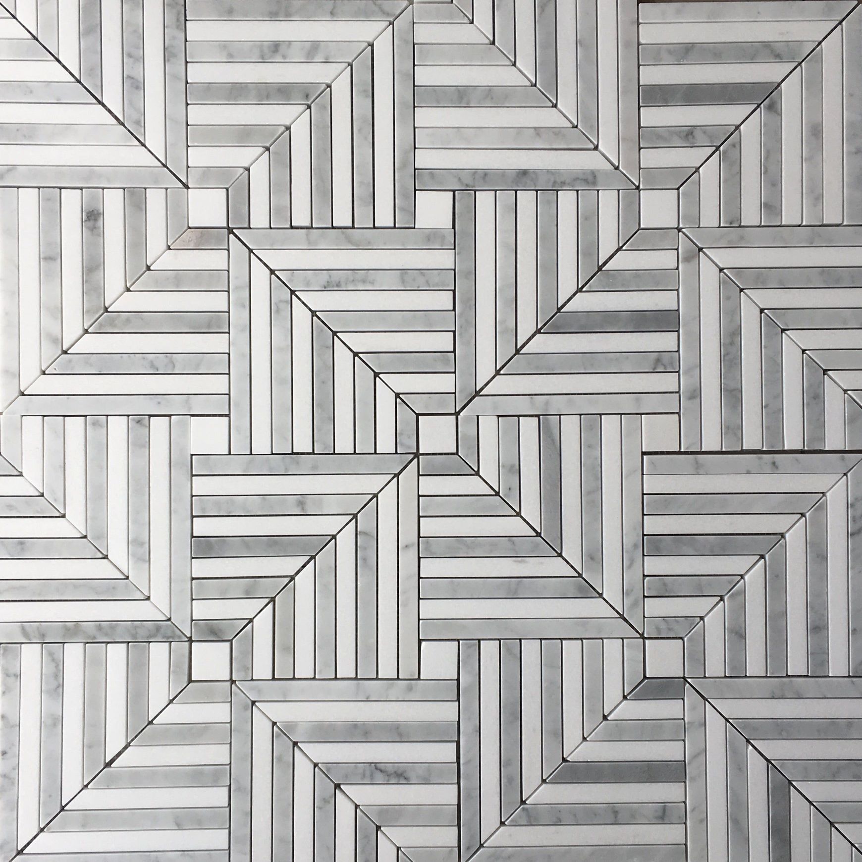 Cuba Mosaic - Carrara and Thassos