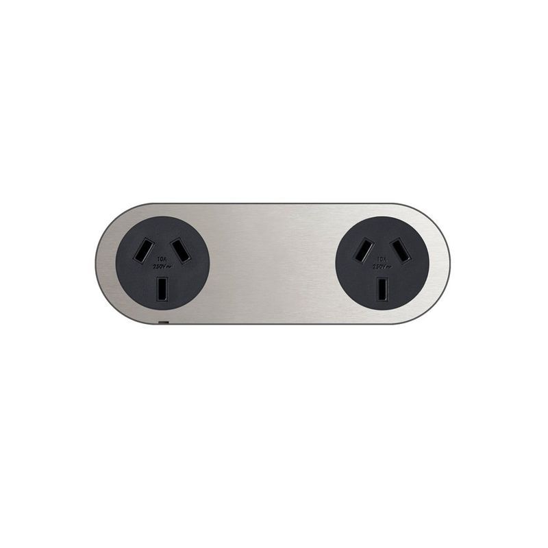 13 Carbon Double Outlet Faceplate