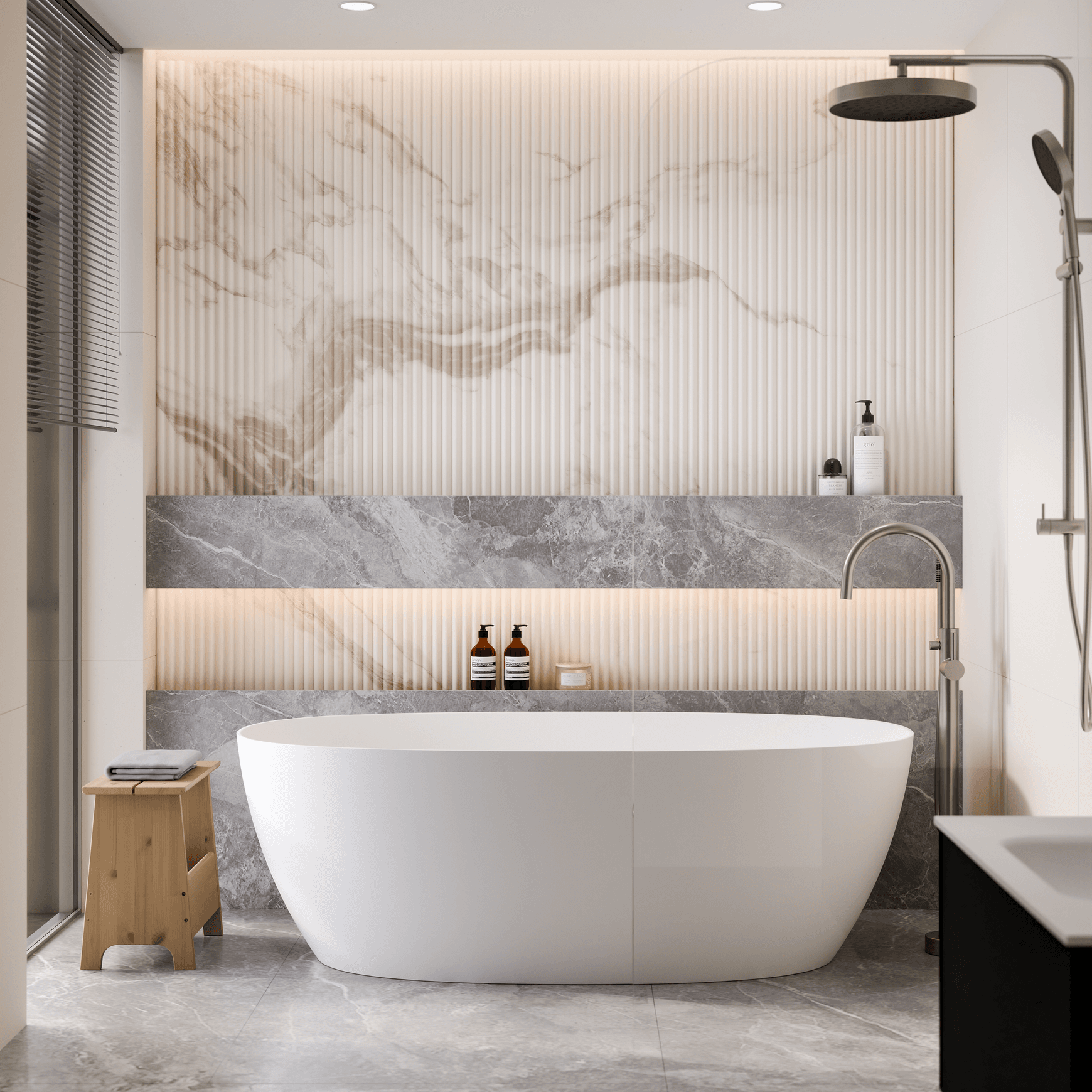 Villastone Cervo 1800 Freestanding Bath