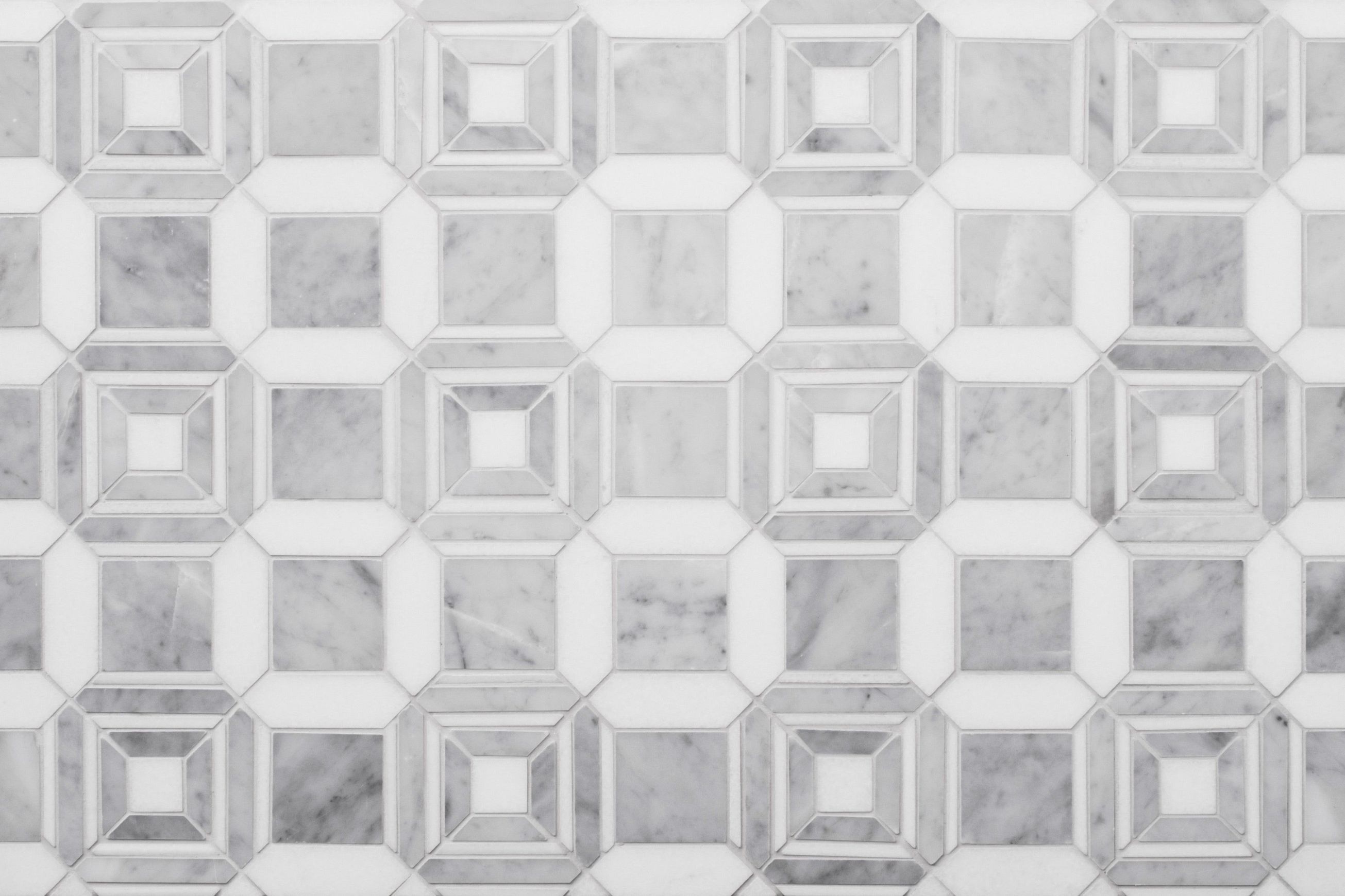 Labyrinth Channel Carrara and Thassos Marble By Steve Cordony