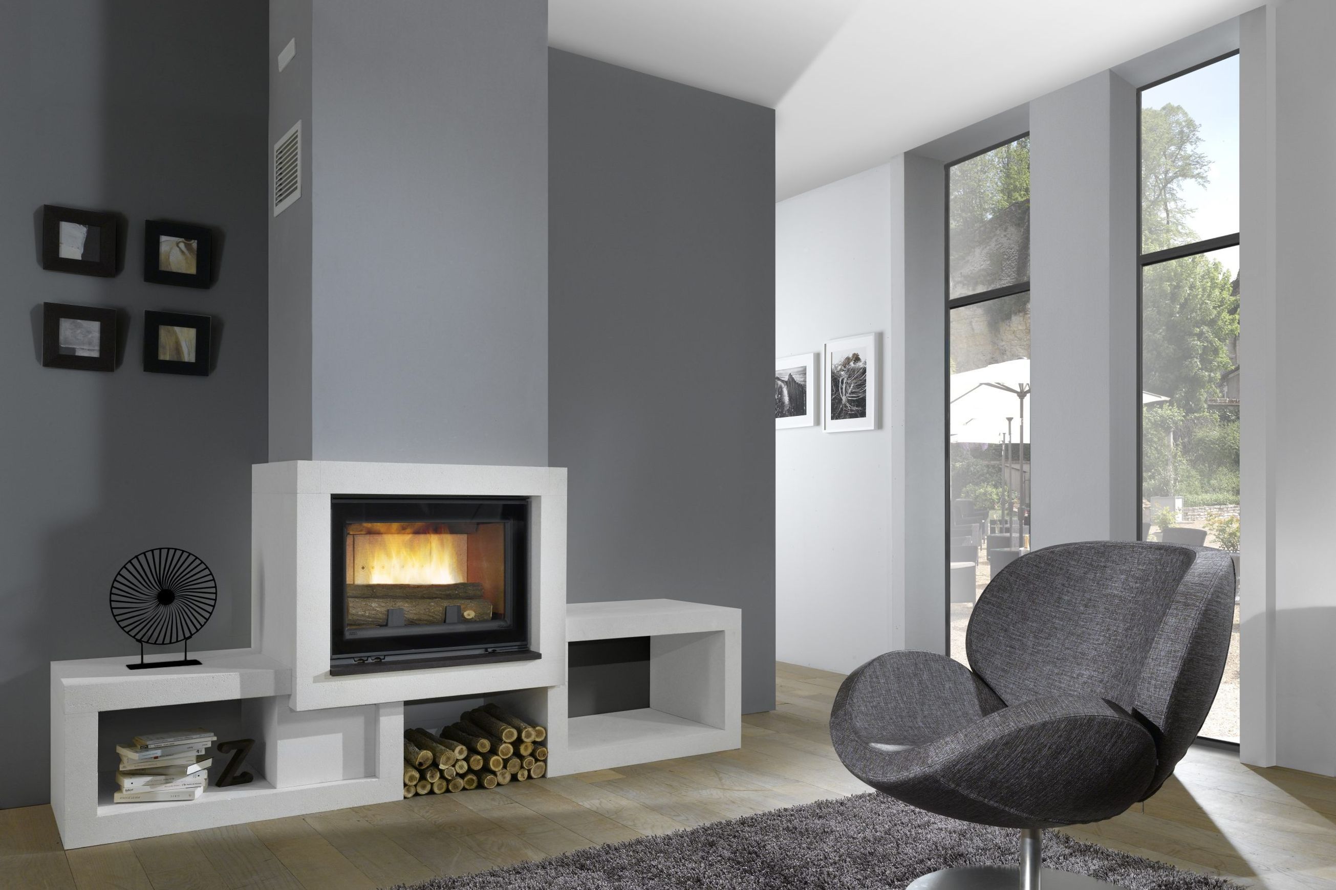 Cheminee Chazelles C800RVE Wood Fireplace