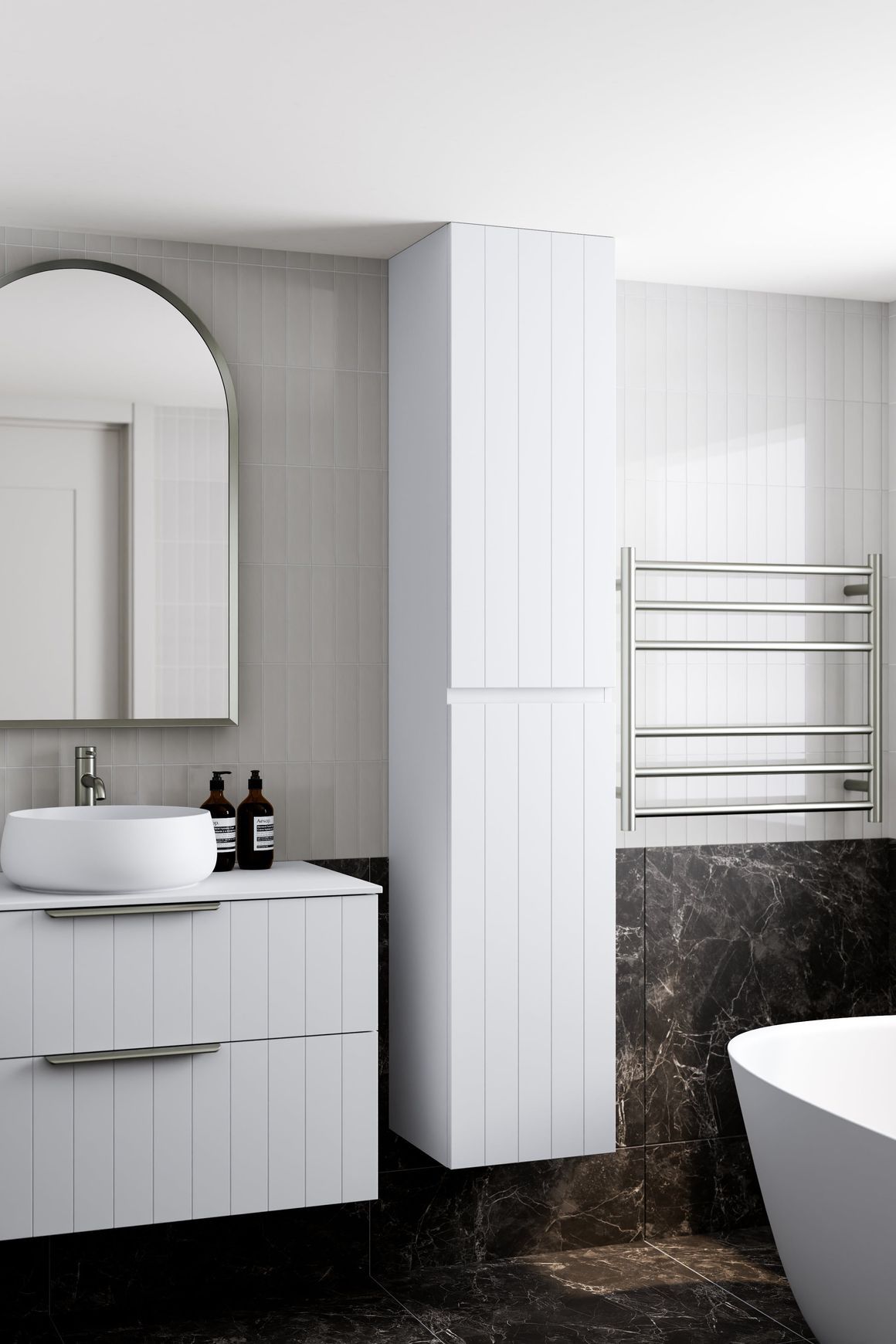 Lineare Coastal Tower Cabinet
