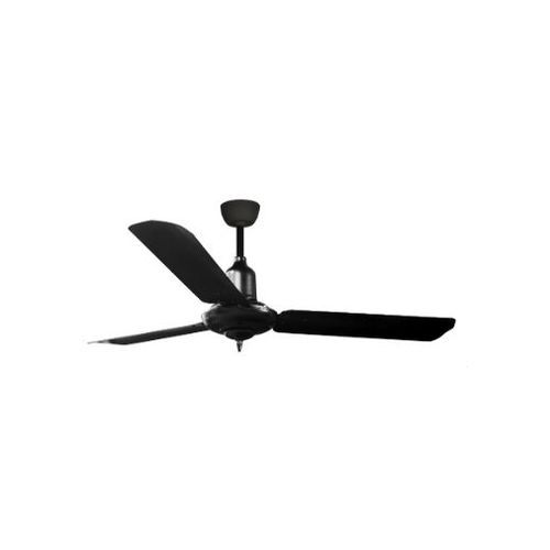 Colonial Matt Black All Black AC Motor Fan