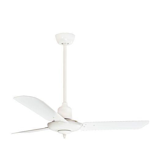 Colonial Matt White AC Motor Fan