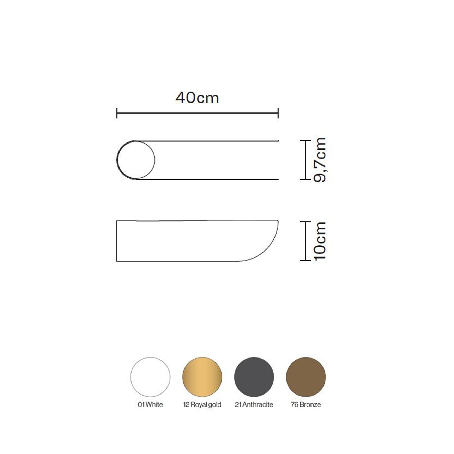 Comet Wall Light dimensions