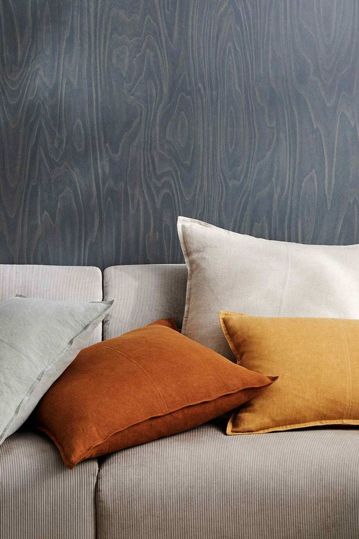 Weave Home European Linen Como Cushion - Spice | Three Sizes