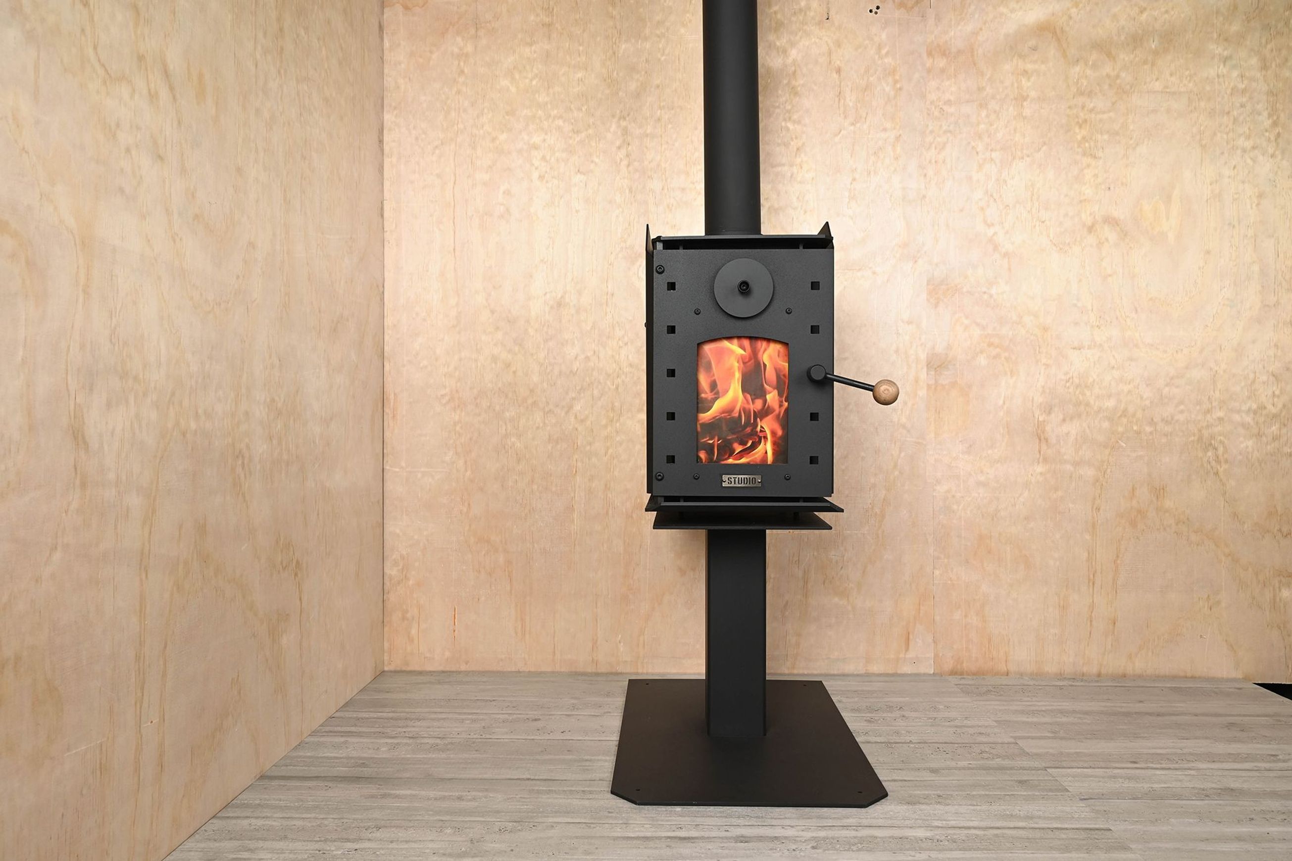 Warmington | Studio Compact - Log Box Fireplace