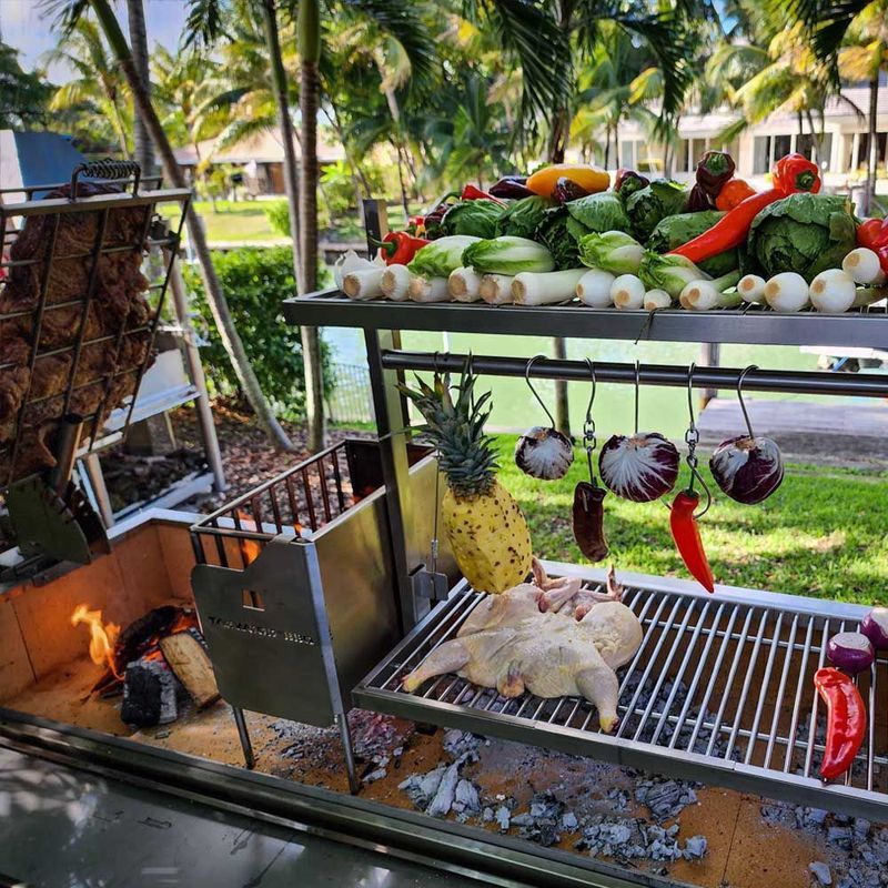 Argentine Santa Maria Charcoal & Woodfired Parilla Grill | BBQ06SS