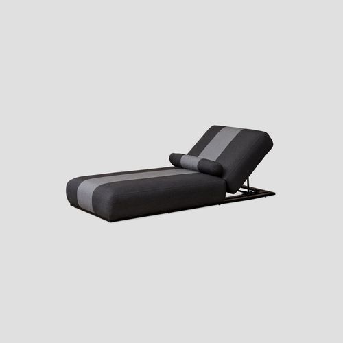 Coromandel Striped Lounger - Sooty