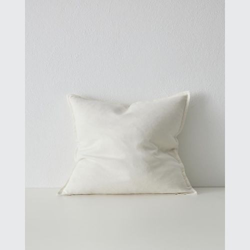 Weave Home Fiore Cushion - Salt | Square and Lumbar